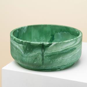 pino Hundenapf Classic Bowl duck green marble, Gr. L, Höhe: ca. 9 cm, Durchmesser:  ca. 22 cm