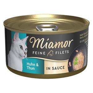 Miamor 24x85g  Fine Filets in Saus Kip & Tonijn nat kattenvoer