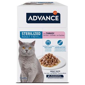 Affinity Advance Advance Feline Sterilized Kalkoen Kattenvoer - 12 x 85 g