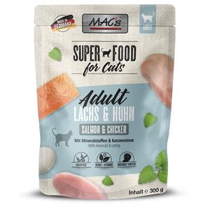 MAC's 24x 300g  Cat Pouch Zalm & Kip natvoer voor katten