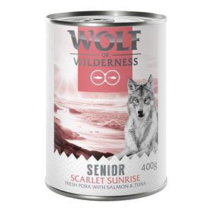 Wolf of Wilderness Senior Red Meat 6 x 400 g Scarlet Sunrise