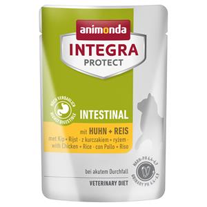 Animonda Integra 24x 85g  Protect Adult Intestinal Kip & rijst natvoer voor katten