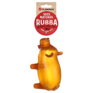 FLAMINGO rubber varken Rubba 7.5x 16.5x 9cm hond