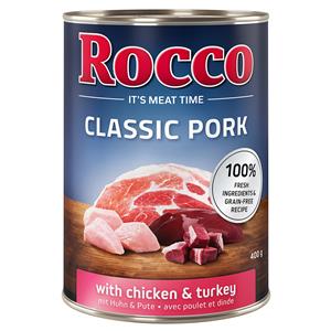 Rocco Classic Pork 6 x 400g Kip & Kalkoen
