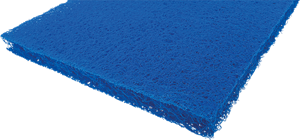 Koi Pro filtermat 120 x 100 x 3,8 cm blauw