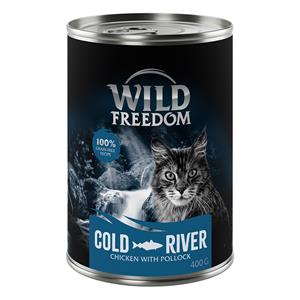 Wild Freedom Adult Kattenvoer 6 x 400 g - White Infinity - Kip & Paard