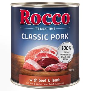 Rocco Classic Pork 6 x 800 g Rund & Lam