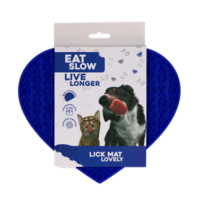 Petsexclusive Eat Slow Live Longer Lick Mat Lovely Blue