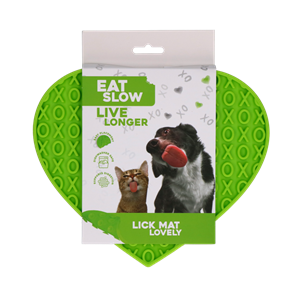 Petsexclusive Eat Slow Live Longer Lick Mat Lovely Green