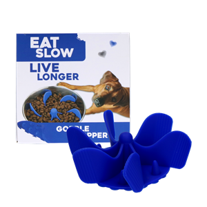 Petsexclusive Eat Slow Live Longer Lick Mat Gobble Stopper Blue