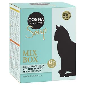 Cosma Soup 12 x 40 g  - Mix (4 soorten)