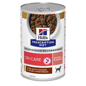 Hills Prescription Diet Hill's Prescription Diet ON-Care Stoofpotje met Kip & toegevoegde Groenten natvoer hond 354gr