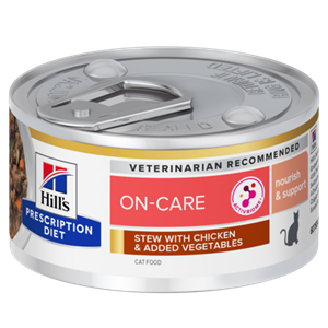 Hills Prescription Diet Hill's Prescription Diet ON-Care Stoofpotje voor met Kip & toegevoegde Groenten natvoer kat 82gr
