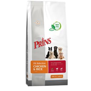 Prins Fit Selection Kip&Rijst hondenvoer 14kg