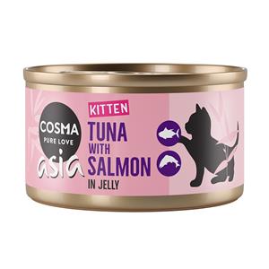 Cosma Asia Kitten in Jelly 6 x 85 g Tonijn met Zalm