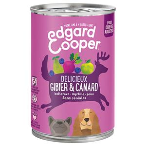 Edgard & Cooper 400g  Adult graanvrij wild, eend - Paté voor honden