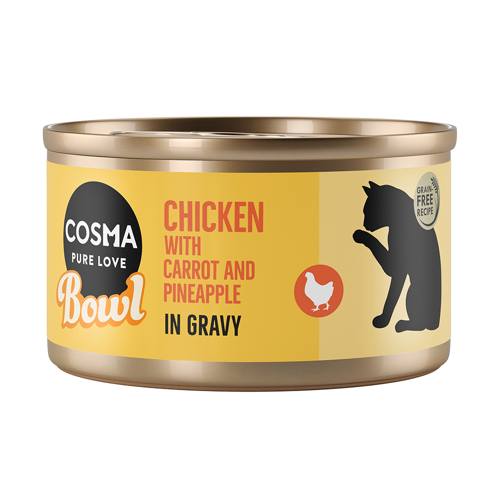 12x80g Kipfilet Bowl Cosma Kattenvoer