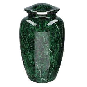 Urnwebshop Grote Elegance Dierenurn Green Marble (3.5 liter)