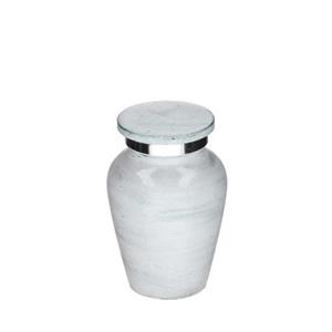 Urnwebshop Elegance Mini Dierenurn Bianco Carrara Marble (0.1 liter)