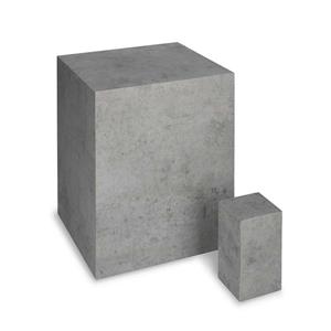 Urnwebshop Eikenhouten Mini Dierenurn Beton-Look (0.1 liter)