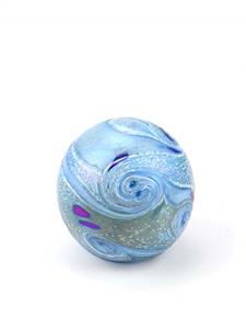 Urnwebshop Glazen Mini Bal Dieren Urn Elan Bulb Oceanblue (0.1 liter)