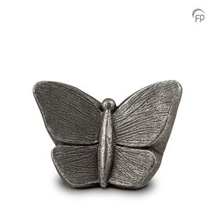 Urnwebshop Kleine Mariposa Vlinder Dierenurn Zilver (0.8 liter)