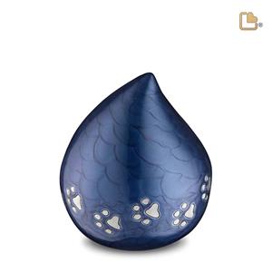 Urnwebshop Kleine LoveDrop Dierenurn Blue (1.1 liter)