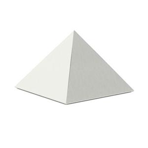 Urnwebshop Mediumgrote RVS Piramide Dieren Urn (2.5 liter)