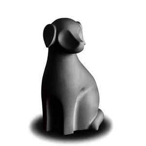 Urnwebshop LoveUrns Forever Porcelain Hondenurn of Asbeeld Zwart (1.2 liter)