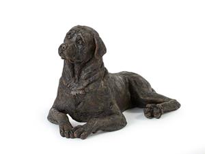 Urnwebshop Hondenurn of Asbeeld Liggende Rottweiler (2.6 liter)