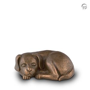 Urnwebshop Keramische Hondenurn Slaap Zacht (0.5 liter)