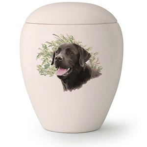 Urnwebshop Grote Honden Urn Hijgende Labrador (2.8 liter)