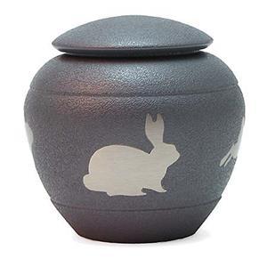 Urnwebshop Silhouette Rabbit Shale Konijnen Urn (0.55 liter)