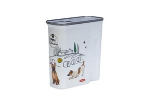 Curver Hond - Voercontainer - 28x12x28 cm - Wit - 6 L
