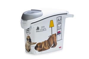 Curver Hond - Voercontainer - 23x51x35 cm - Wit - 15 L