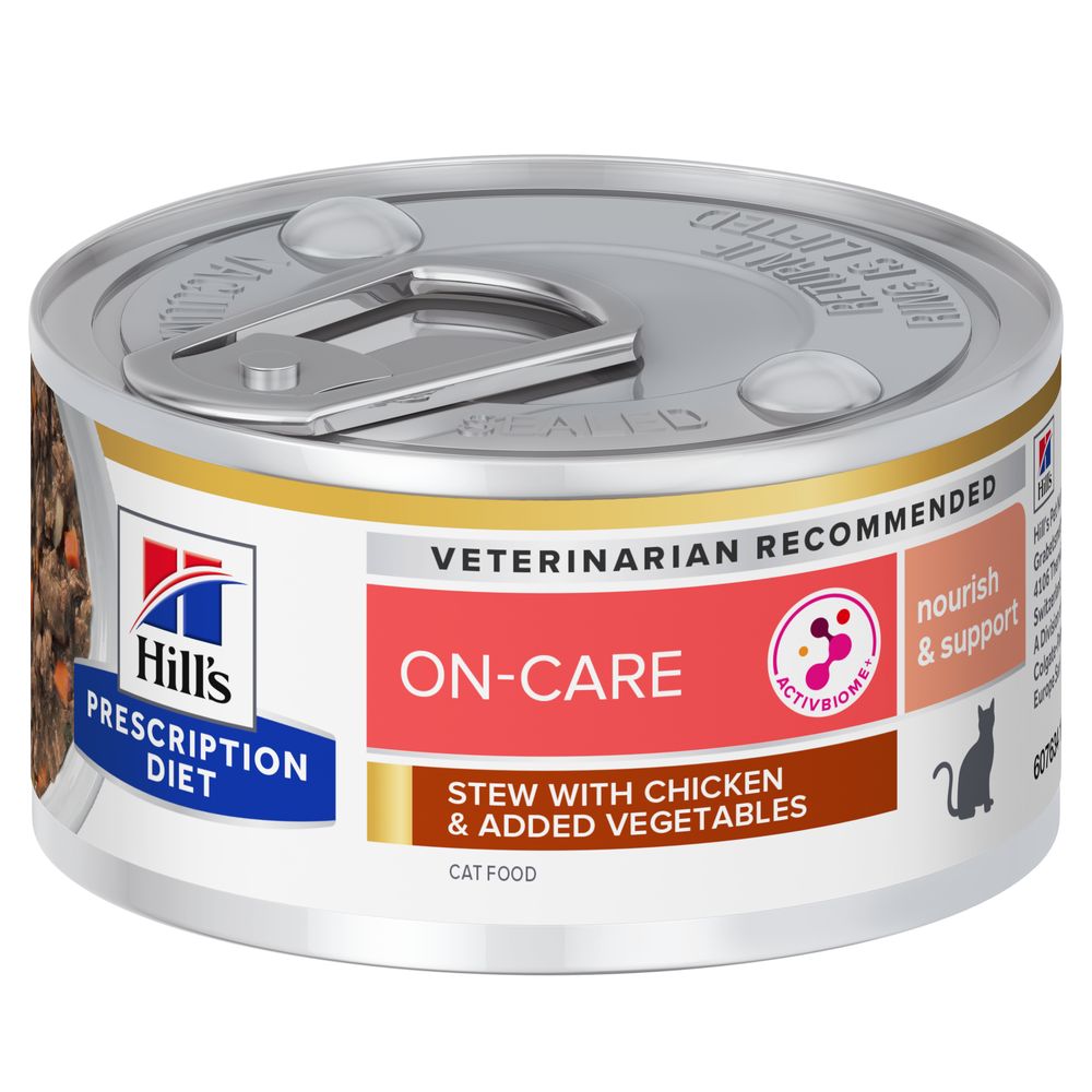 Hill's Prescription Diet 24 x 82 g  On-Care met Kip kattenvoer nat