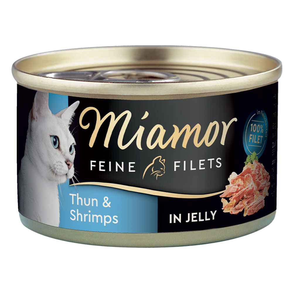 Miamor Probeermix  Fijne Filets 12 x 100 g Kattenvoer - Mix I (4 Soorten)