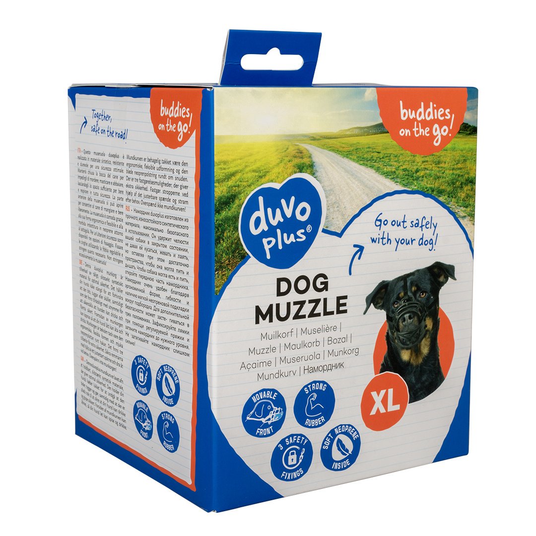 duvoplus Dog Muzzle Rubber XL