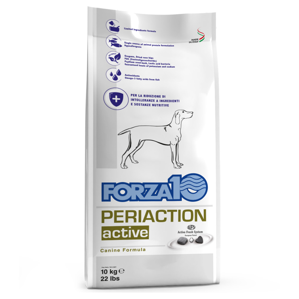 Forza10 Active Line Dog 10kg  Forza 10 Periaction Active met Vis Honden droogvoer