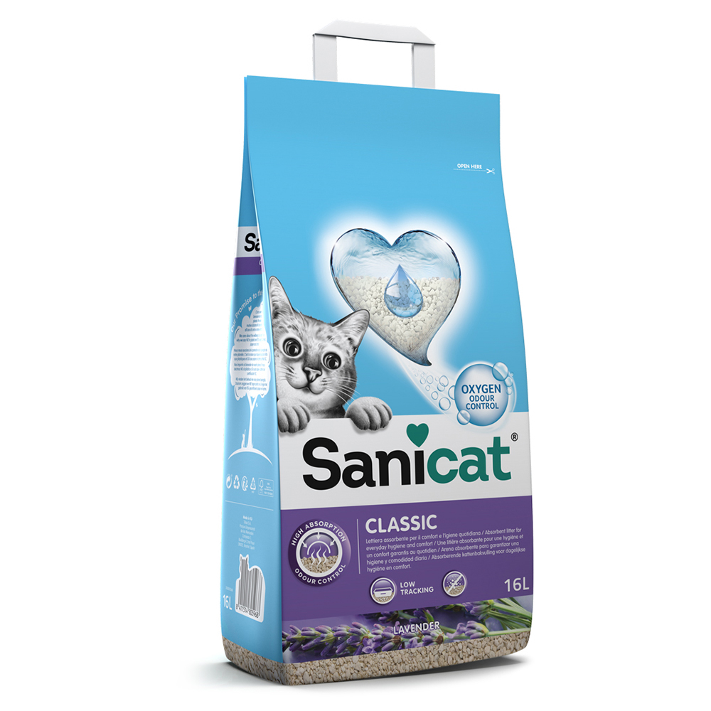 Sanicat 16l  Classic Lavendel Kattenbakvulling