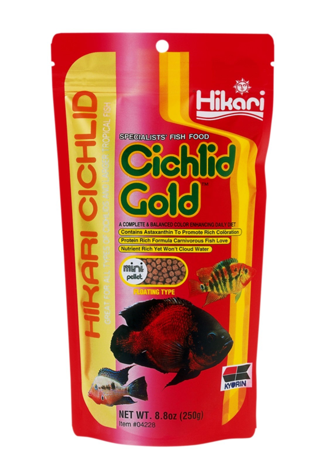 Hikari Cichlid gold mini 250 gr - 