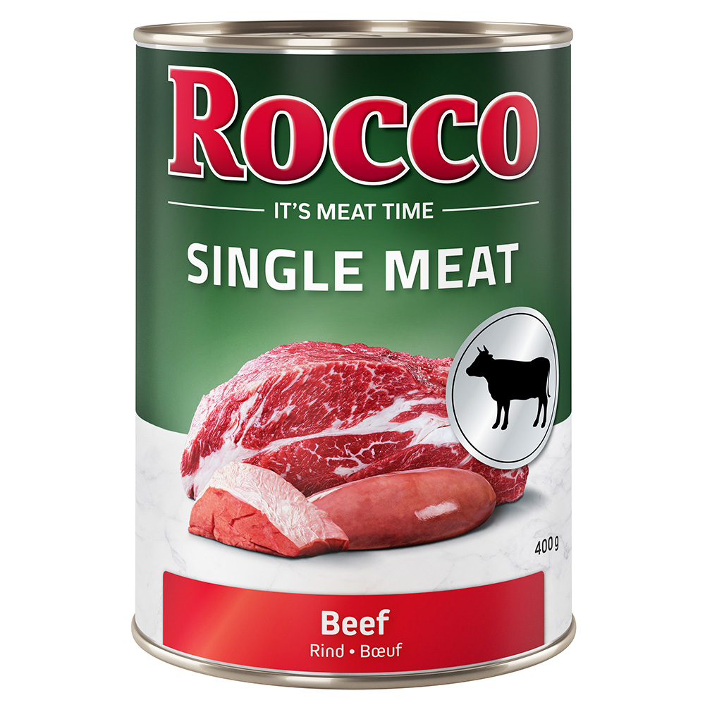 Rocco Single Meat 6 x 400 g - Rund