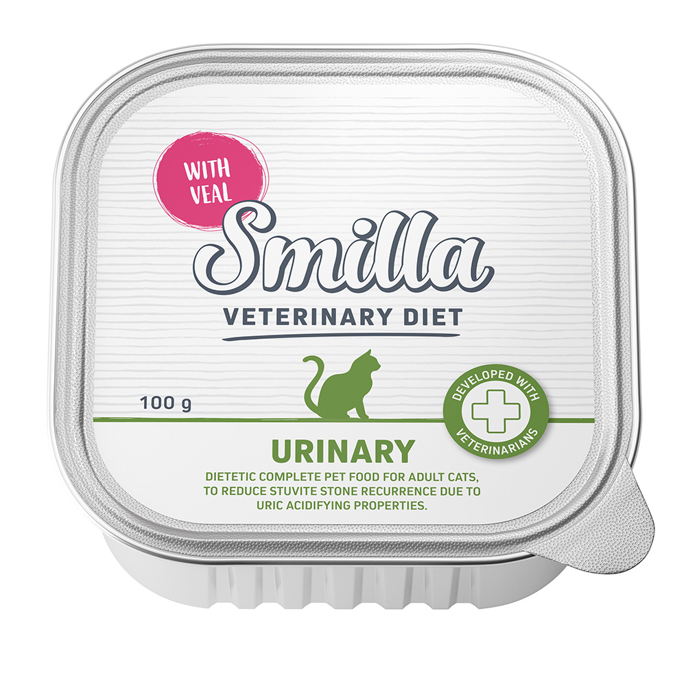 Smilla Veterinary Diet Urinary Kattenvoer - Kalf - 8 x 100 g