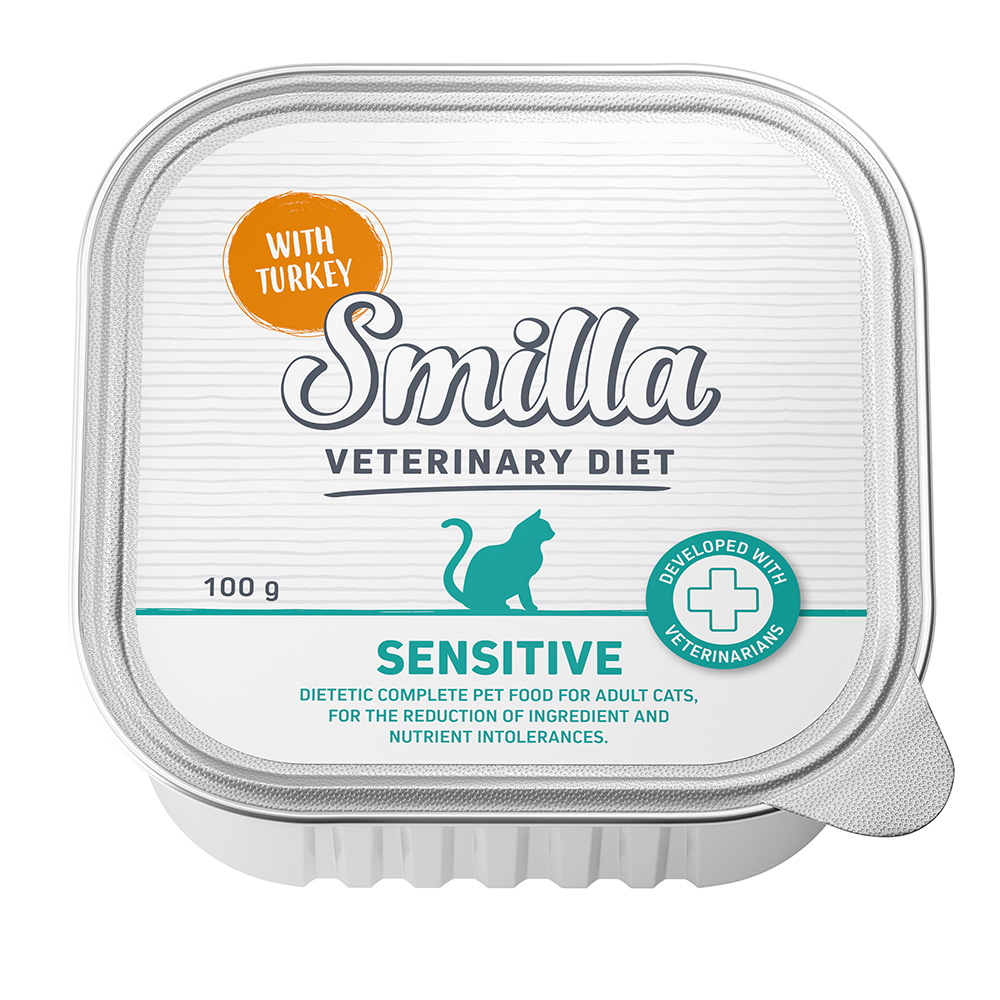 Smilla Veterinary Diet Sensitive Kattenvoer - Kalkoen - 8 x 100 g