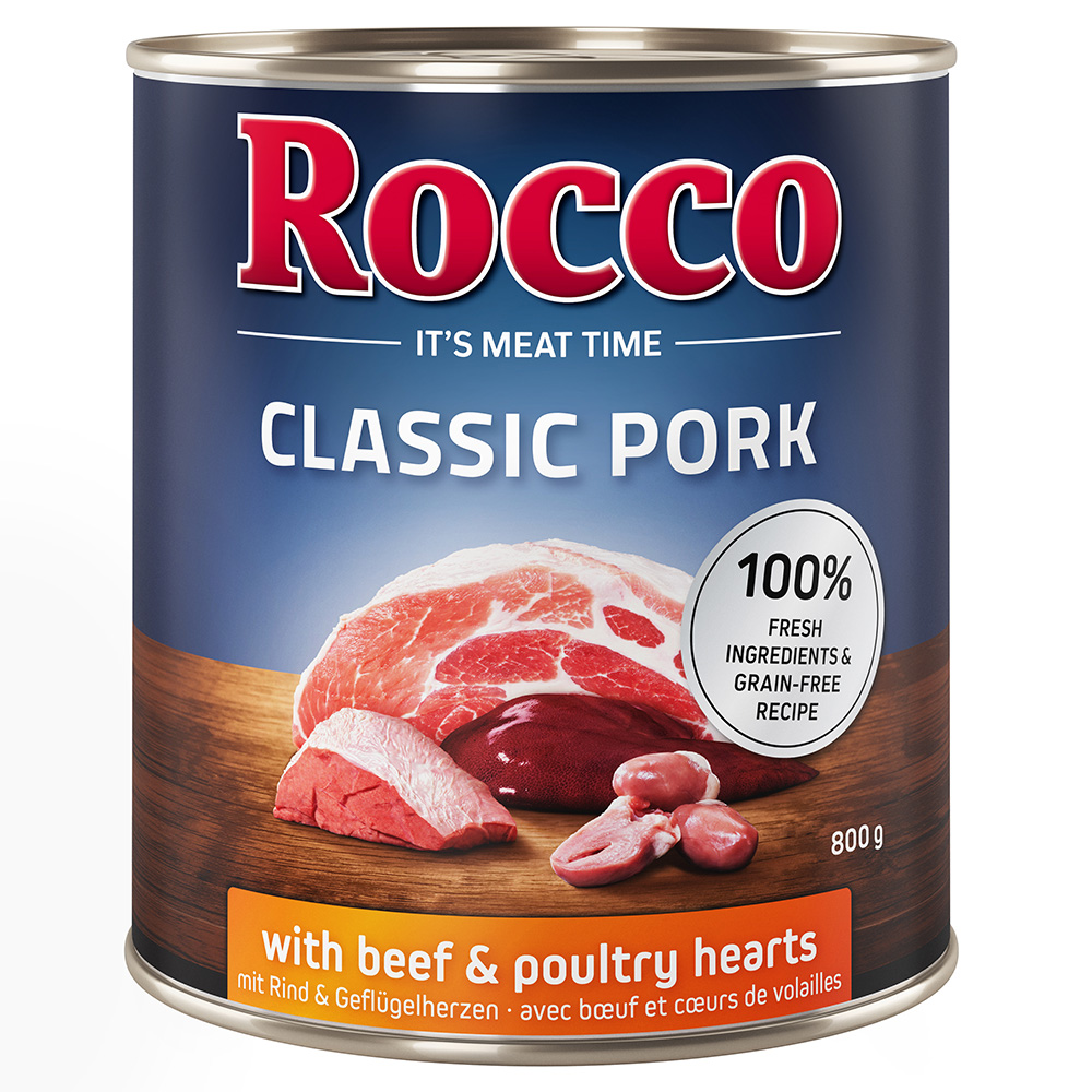 Rocco Classic Pork 6 x 800 g Rund & Gevogelteharten