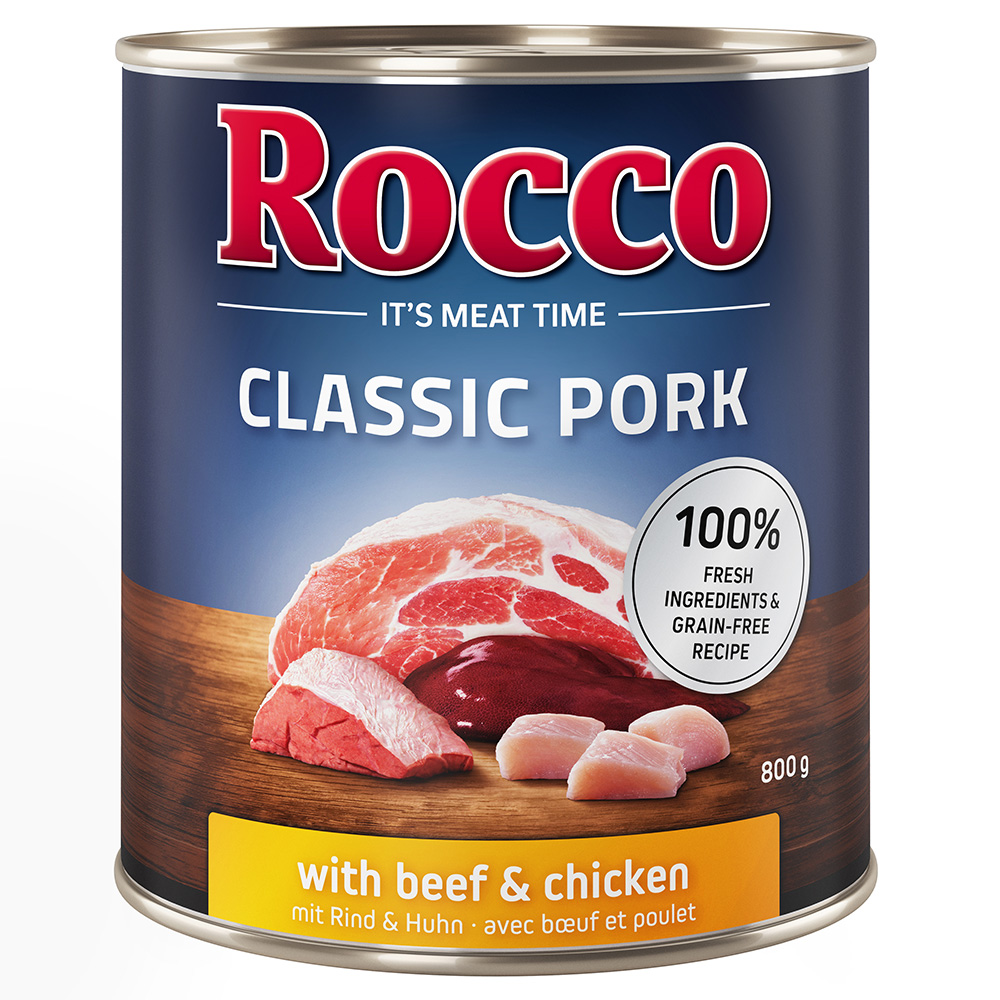 Rocco Classic Pork 6 x 800 g Rund & Kip