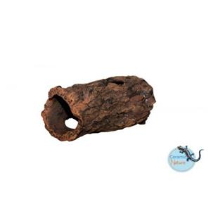 CeramicNature Log - Aquarium - Ornament - 15xø6 cm Bruin S