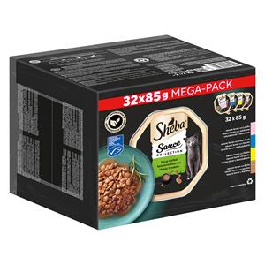Sheba 32 x 85 g - Sauce Love  Variaties in Kuipjes