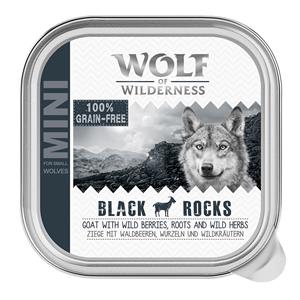 Wolf of Wilderness 6x150g Adult Black Rocks Geit  Hondenvoer nat
