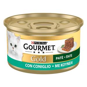 Gourmet 24x85g Konijn Mousse  Gold natvoer voor katten